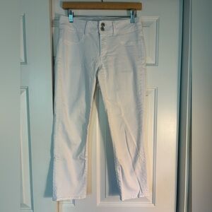White Cropped Pants